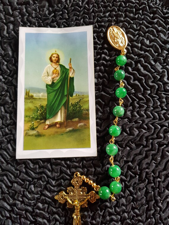 Chaplet of St Jude with prayer card made in Ireland