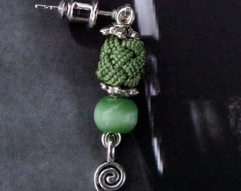 04 BOPOCV trimmings and green cat's eye earrings