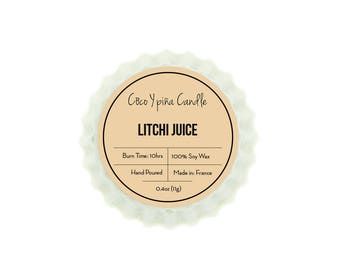 Tartelette Litchi juice