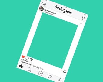 Instagram frame | Etsy