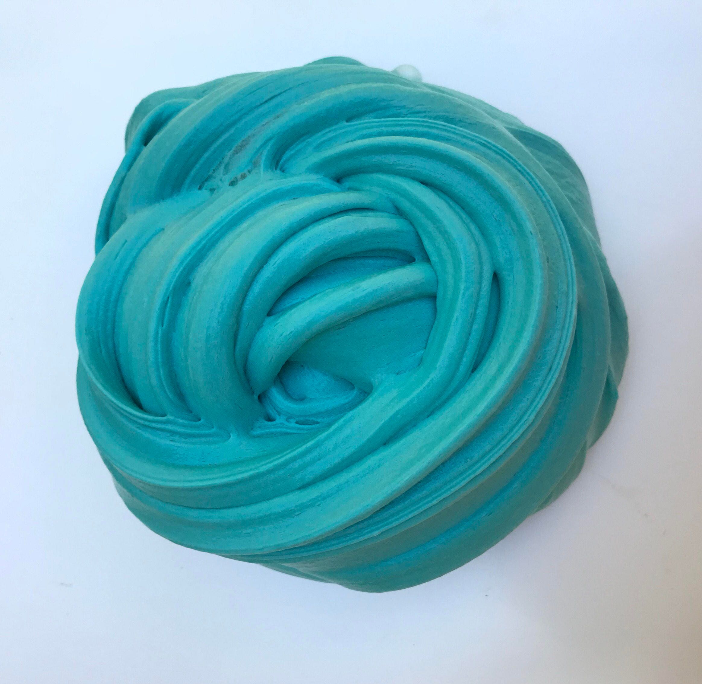 Aqua Blue Fluffy Slime