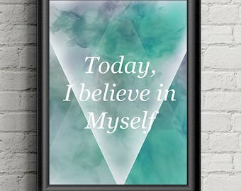 Believe in myself | Etsy