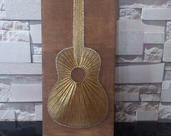 Guitar string art | Etsy