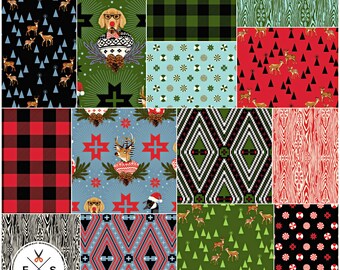 Tula Pink HOLIDAY HOMIES Precut 10" Fabric Squares Quilting Cotton Layer Cake FB610TP.12017 Free Spirit