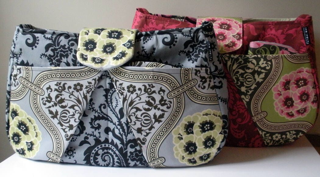 2 PDF Sewing Pattern Sew Spoiled Ladybug Diaper Bag and