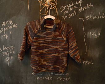 Boy's Multicolored Pull-Over Sweater