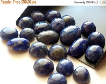 ON SALE 55% Lapis Lazuli - Blue Laps Lazuli Cabochons, Plain Cabochons, Original AAA Lapis Lazuli Gems, Lapis Oval Beads, 8x10mm To 16x