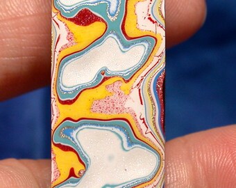 Fordite Cabochon / Detroit Agate 50 x 14mm (suzybones) pendant,jewelry