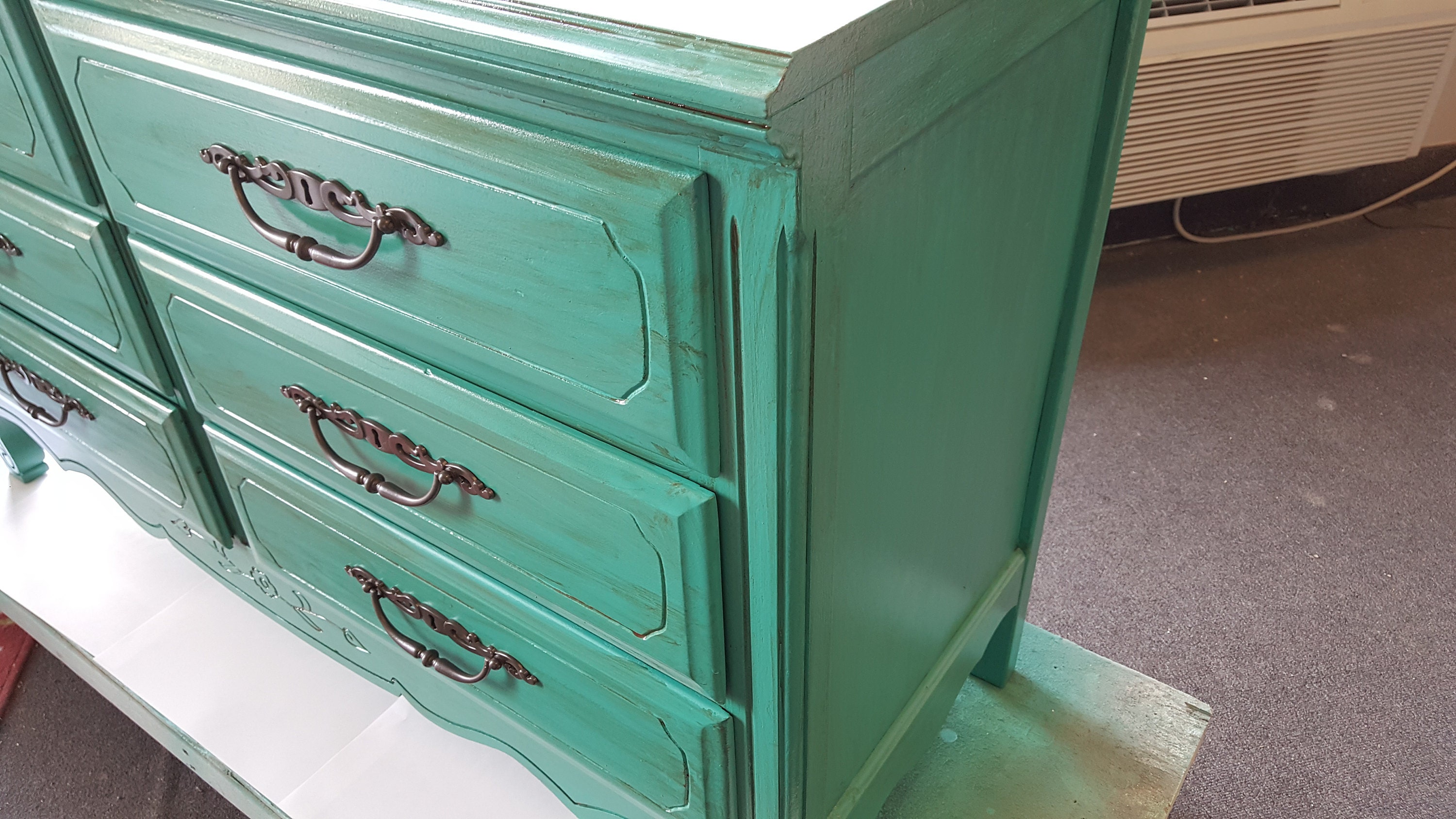 vintage french provincial dresser, chest, bedroom, french country, vintage baby nursery