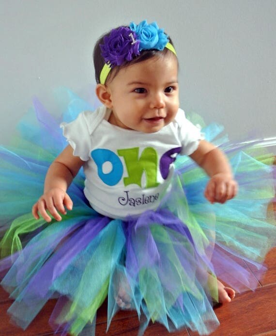Monsters Inc Inspired Birthday One Outfit for