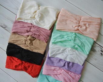 Wide nylon headband, PICK ANY COLOR soft stretchy one size fits all headband, wholesale nylon headbands, diy headband, headband supplies,