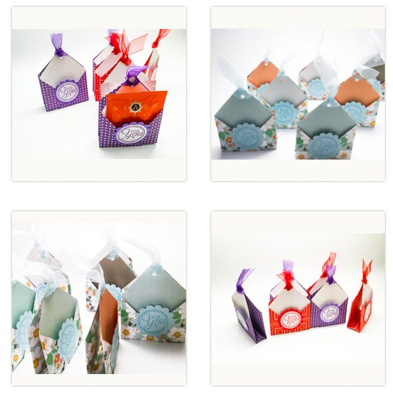 10 Handmade tea bag holders Floral tea Party Favors gift