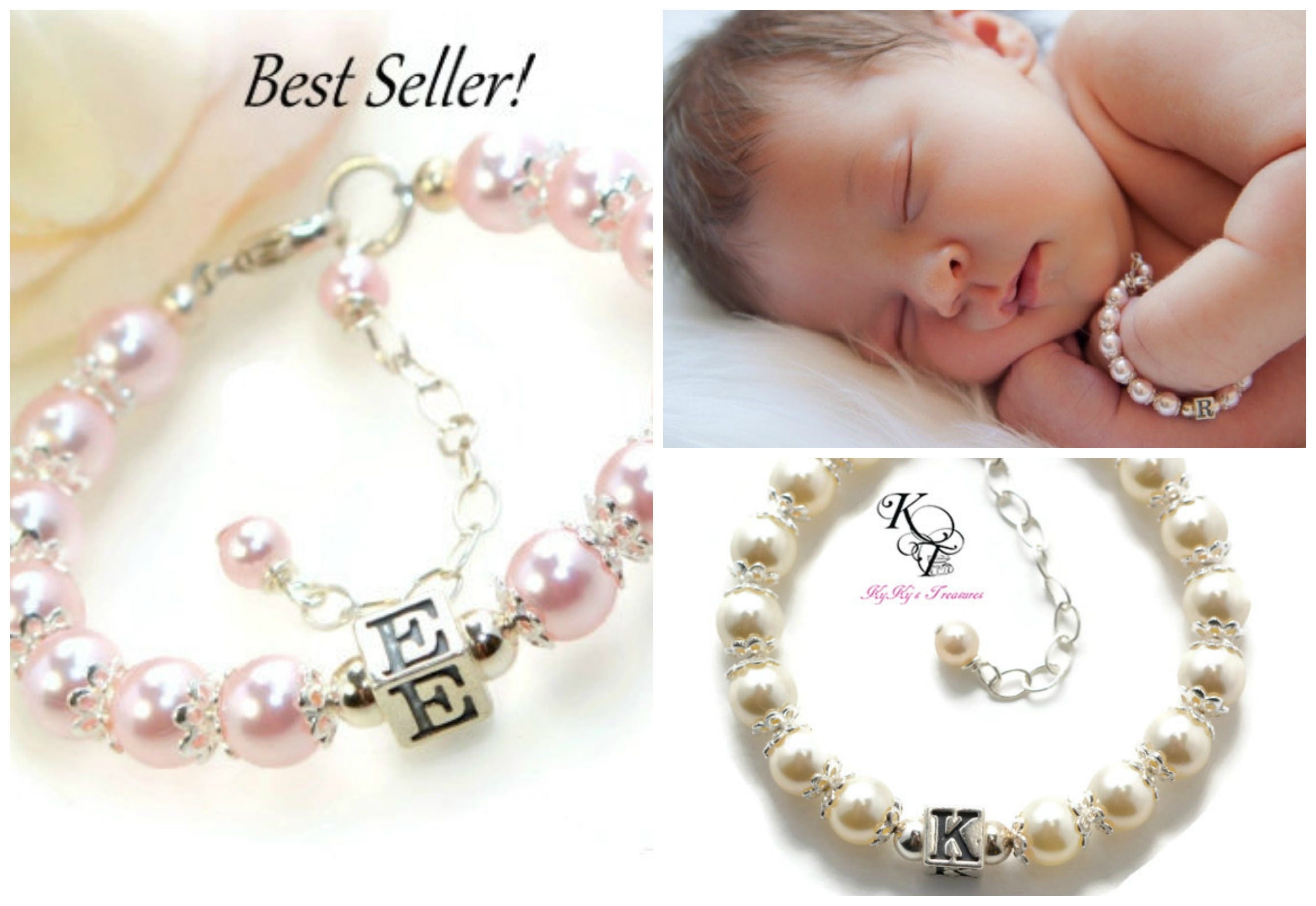Baby Bracelet Personalized Baby Bracelet Baby Gifts Little