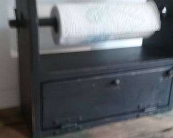 bread box paper towel holder