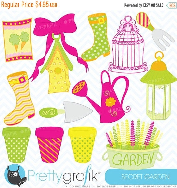 80% OFF SALE outdoor garden clipart commercial use, vector graphics, digital clip art, digital images - CL309 Il_570xn