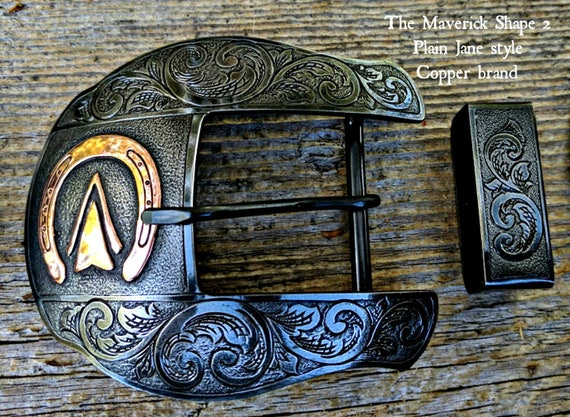 Ranger Belt Buckle Mens Custom Buckle Plain Jane Western