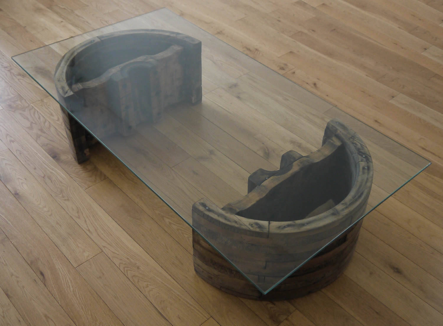 Reclaimed Wood Coffee Table Base. Unique Coffee Table Base.