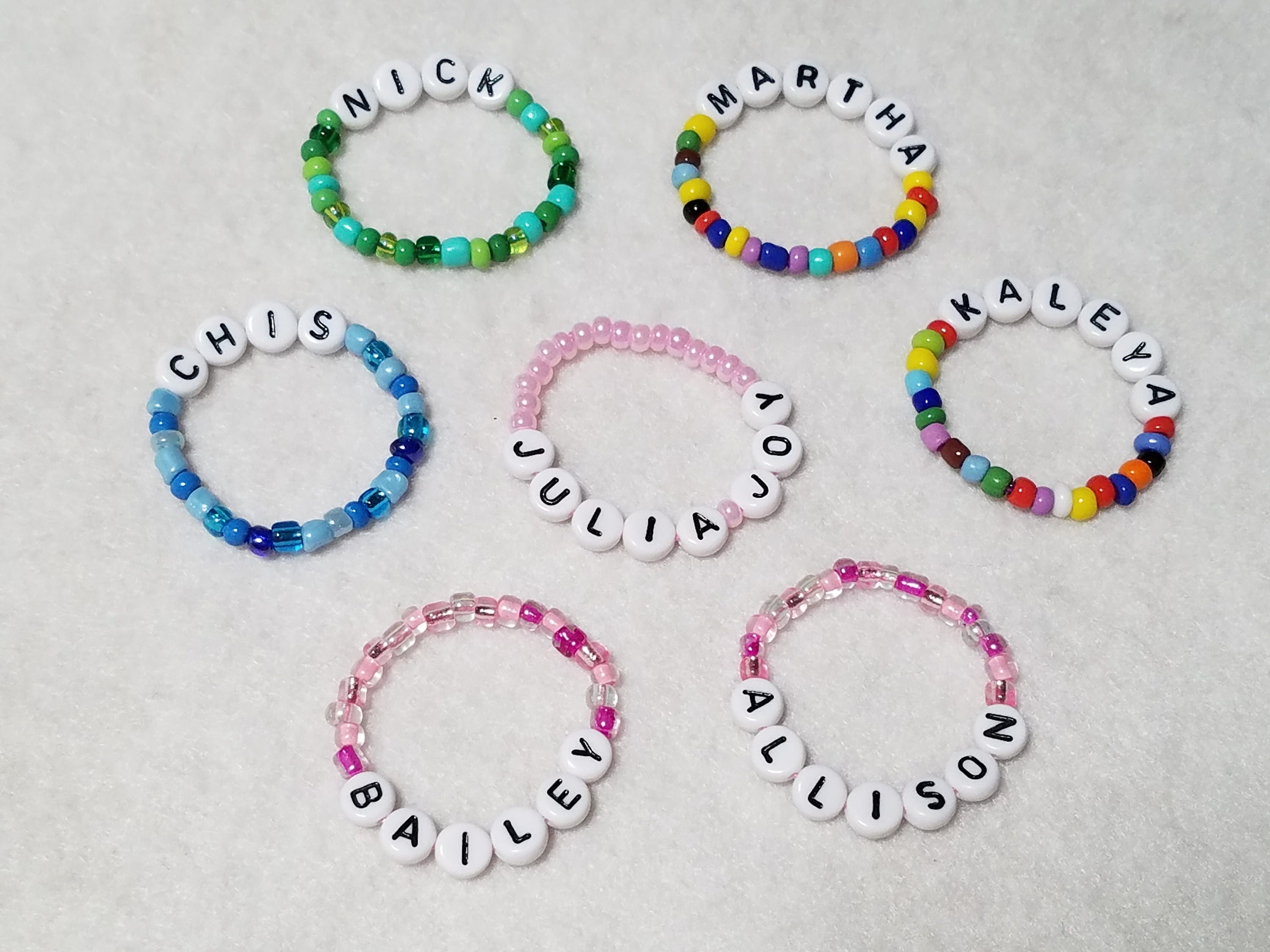 Twin Girls Personalized Identical Baby Twin ID Bracelet