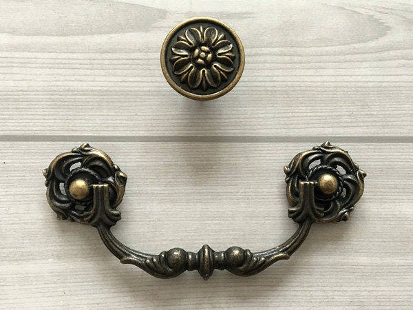 425 45 Rustic Kitchen Cabinet Knobs Door Pull 4508