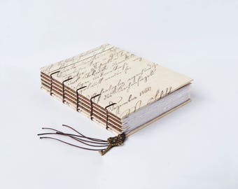 Vintage Hard Writing Journal, Guestbook, Notebook, Sketchbook