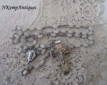 Vintage glass rosary 1930's