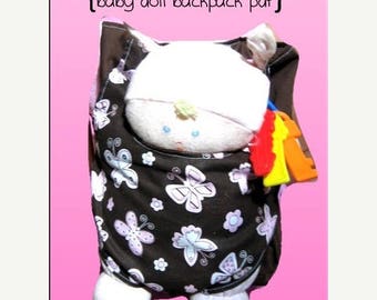 50% OFF SALE Baby Doll Backpack Carrier for American Girl Doll, Bitty Baby, and more