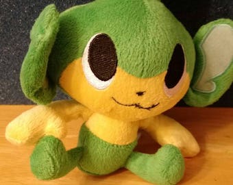 Pansage 6 inch stuffed animal poke doll grass monkey