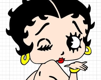 Betty boop svg | Etsy