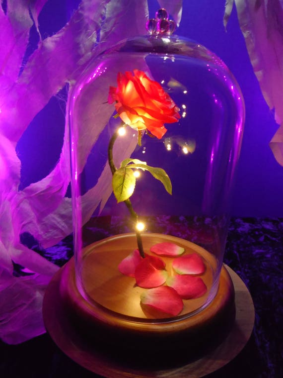Beauty And The Beast Enchanted Rose Halloween Prop Forever