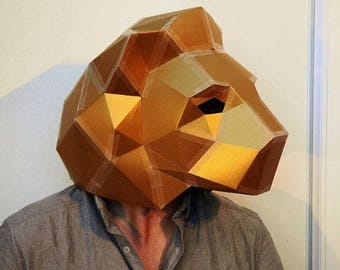 Lion Mask - Make your own mask ideal for festivals