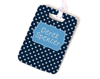 Backpack Tag - Boys Back Pack Name Tag - Back to School