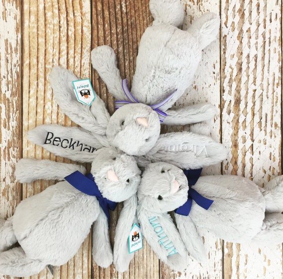 jellycat monogrammed bunny