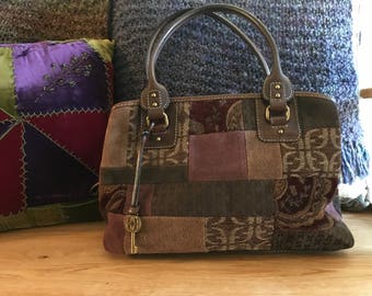 fossil carpet bag