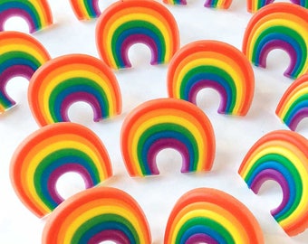 rainbow unicorn cupcake toppers rainbow birthday party