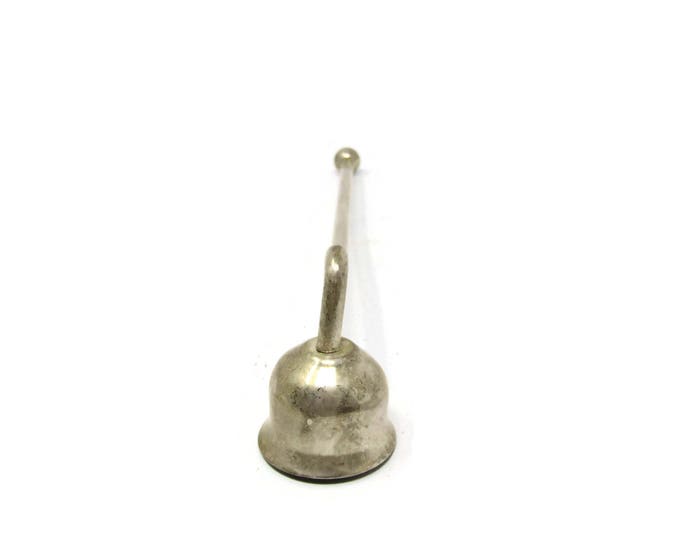 Vintage Candle Snuffer - Silver Bell Extinguish Candle - Silverplate Collector - Long Handle Snuffer - Silver Christmas Candle Accessory Mom
