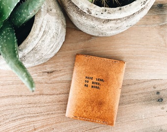 Mens Leather Wallet, Leather Wallet, Minimalist Wallet, Slim Wallet, Anniversary Gift, Mens Custom Leather Wallet (Tan Color)