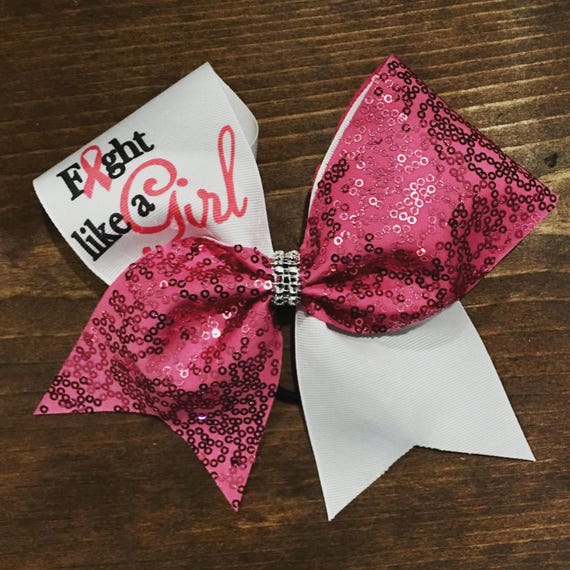 Breast cancer cheer bow awareness cheer bow cheer bow