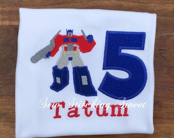 Transformers Birthday Shirt, Transformers Birthday, Personalized Transformers Shirt, Personalized Transformers, Boys Transformers Shirt
