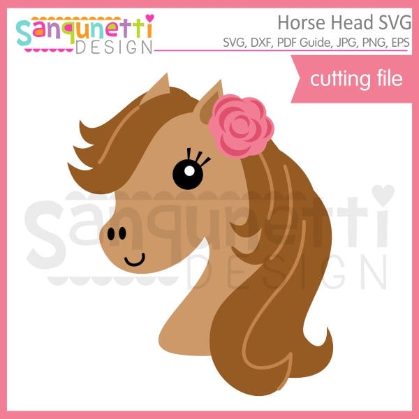 Download Horse Head SVG svg DXF horse clipart eps DXF silhouette