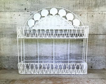 Wicker wall shelf | Etsy