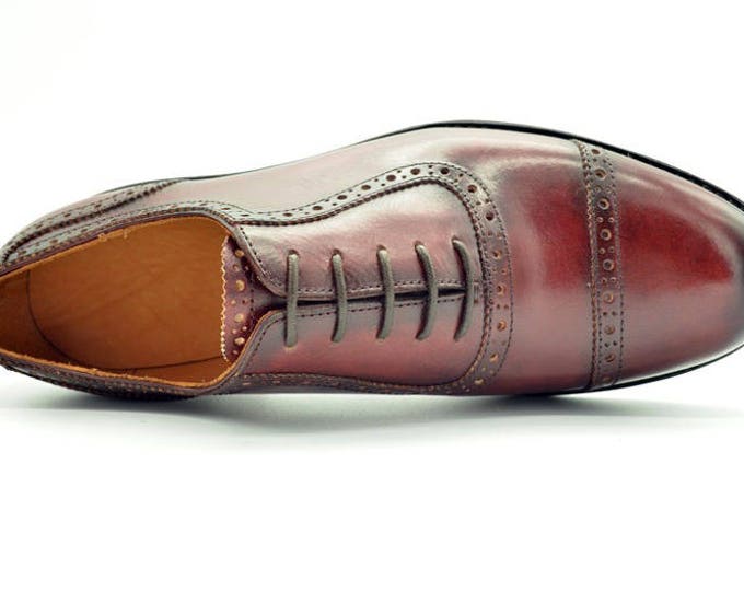 Handmade Goodyear welted Men's Oxford Shoes