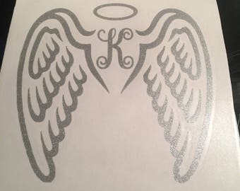 Angel wings decal | Etsy