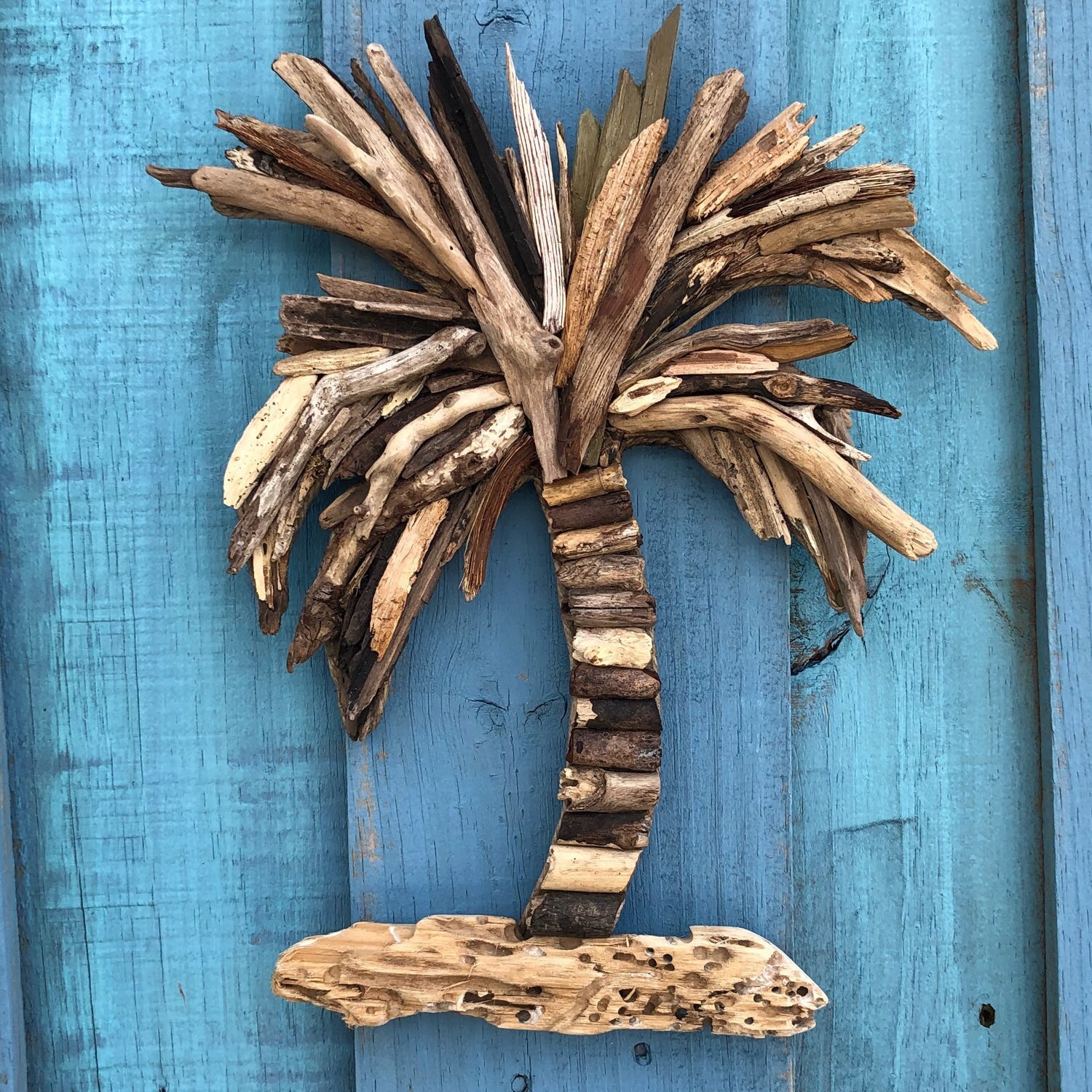 Driftwood Sea Turtle Coastal Wall Decor