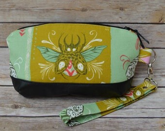 Insects, Nature and Bugs Wristlet Purse
