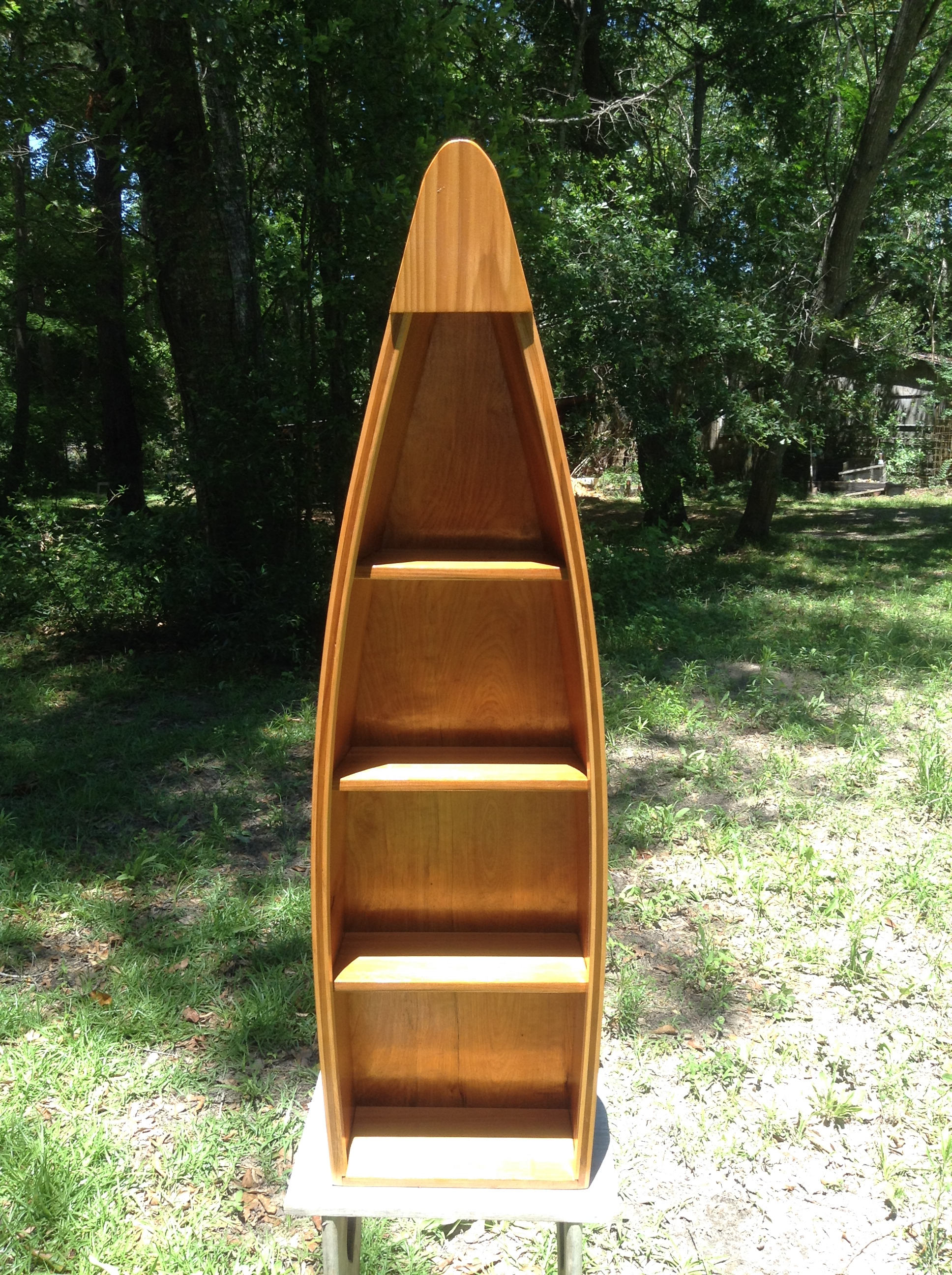 4ft Cedar Canoe Shelves Boat Shelf Nautical Shelf Cabin Home