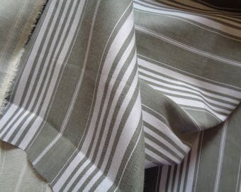 French Unused Vintage Mattress Ticking, 1.12 m wide x 1 m long (44 “ x 39.3").