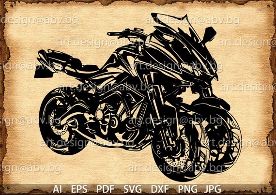 Vector TRIKE MOTORCYCLE ai eps pdf PNG svg dxf jpg