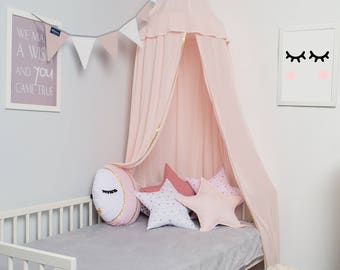 Canopy light pink, Tent canopy, Bed Canopy, Crib Canopy, kids canopy, Play room canopy