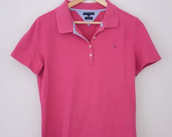 Vintage Pink Tommy Hilfiger Polo Shirt