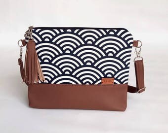 Womens gift Trendy Bag Gift ideas Handbags Bags and Purses Crossbody purse Stylish Fabric purse Messenger bag Leather bag